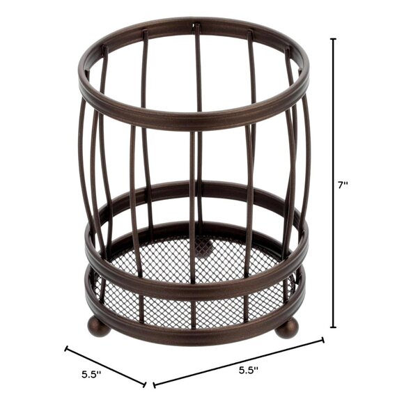 Bronze Metal Utensil Holder by iDesign - Picture 3 of 4